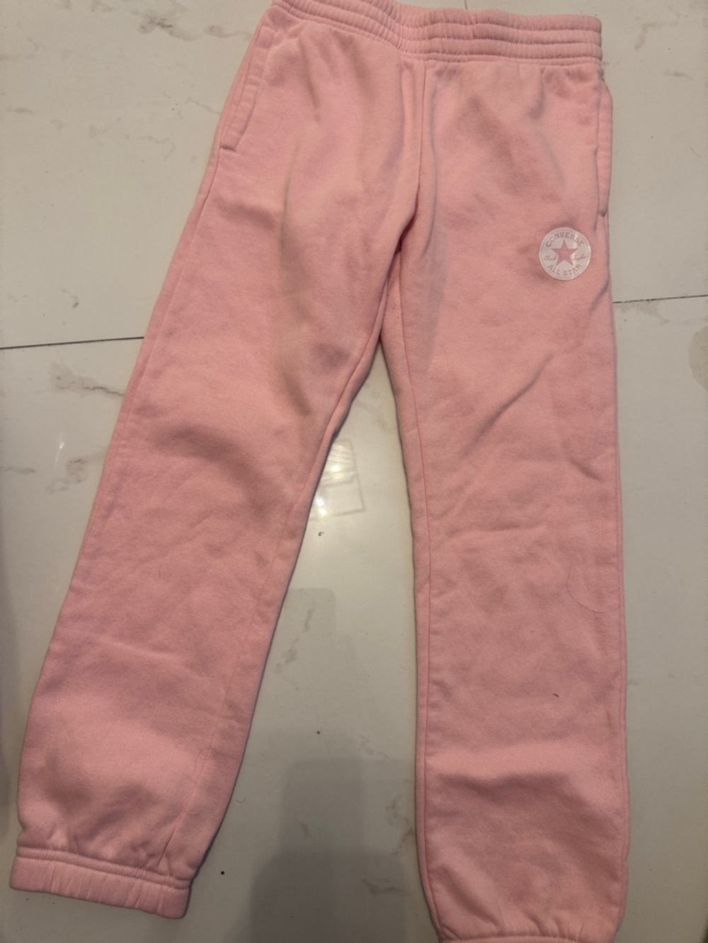 Converse Light Pink Fleece Jogger Pants